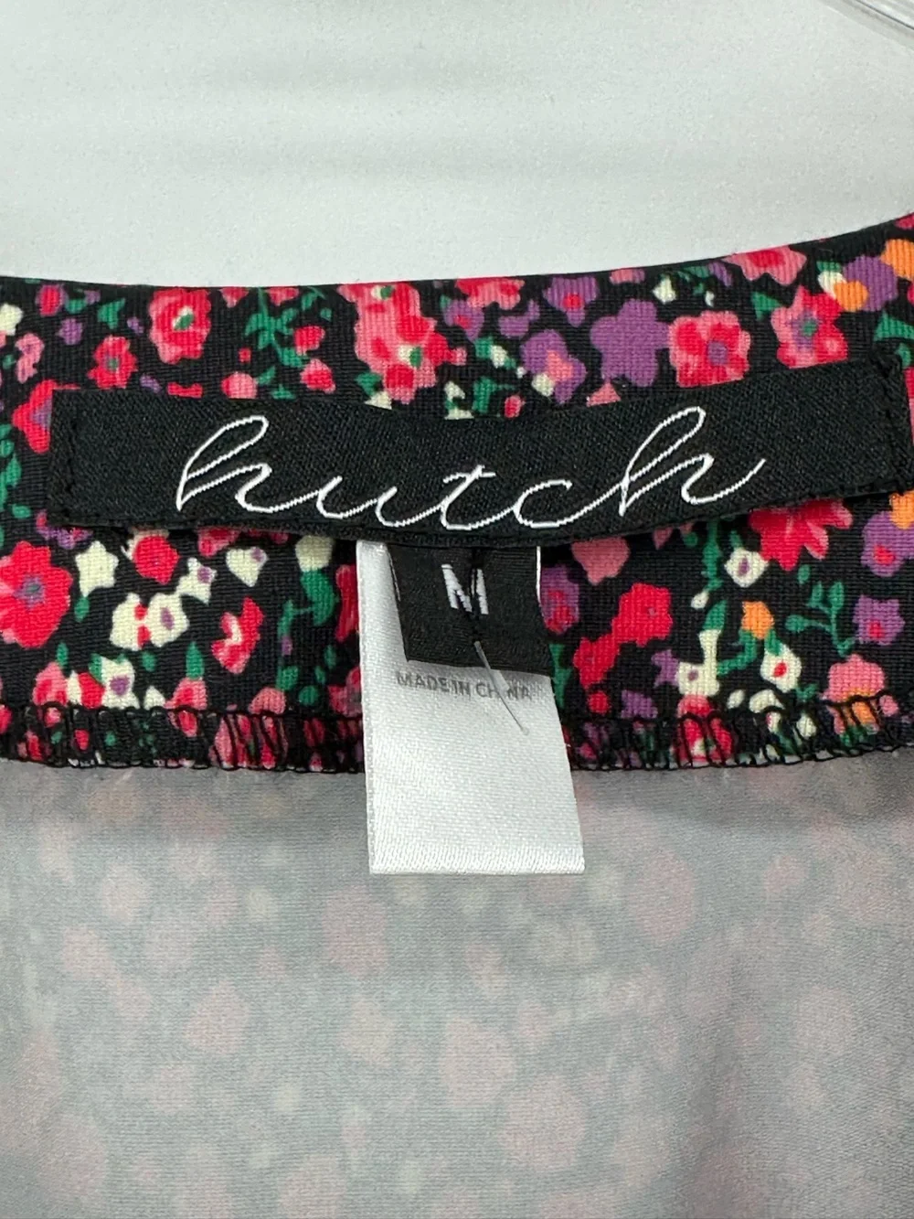 Anthropologie Hutch Floral V-Neck Women's Dress in Pink floral size M